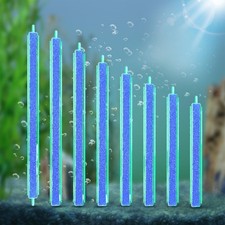 Bubble Wall Tube Air Stone Diffuser Aquarium Fish Tank Cylinder Airstone 4-18 In