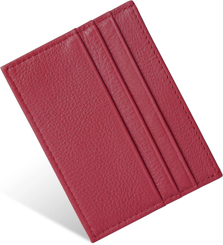 Slim card holder wallet faux - card,