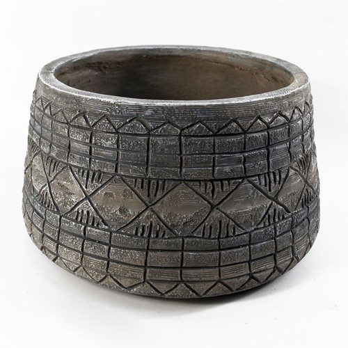 37cm large grey embossed - 37cm,