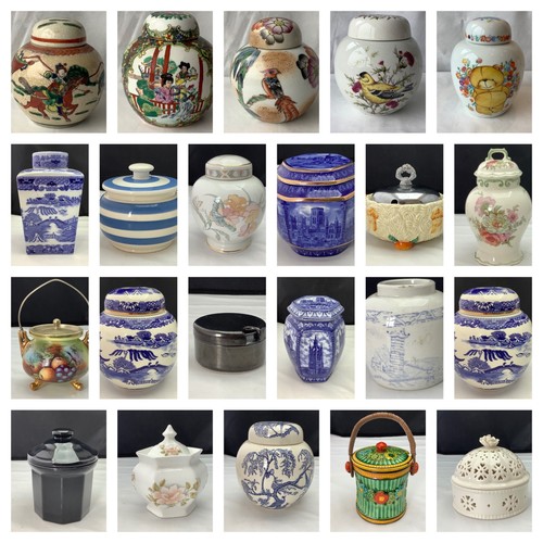 Vintage china ginger jar - china,