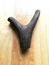 ONE STAG FORK FOR WALKING STICK MAKING CRAFTS ARTS THUMB STICKS  ( SECONDS )