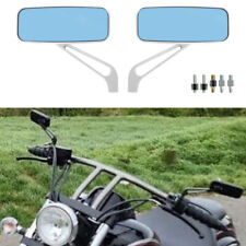 2X Chrome Motorcycle Rectangle