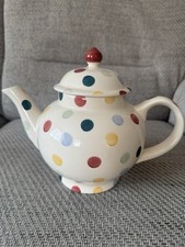 Emma Bridgewater Polka Dot Teapot - Decorated By Hand - Made in England