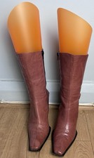 Pied a Terre Pink Leather Mid