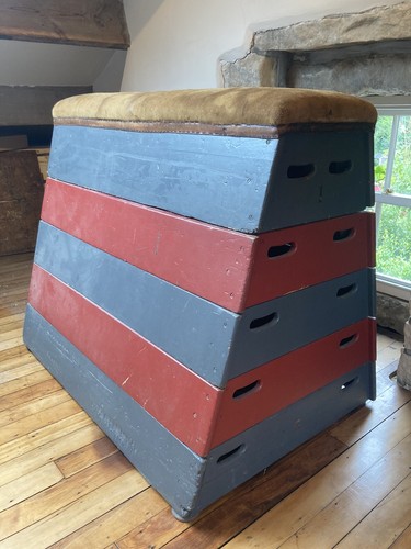 Vintage gym pommel horse - vintage,