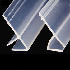 Shower Door Bath Screen Seal Strip | 6/8/10/12mm Glass | 0-20mm Gap | h/F Type