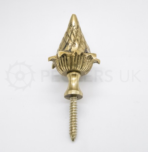 Brass small acorn - brass,