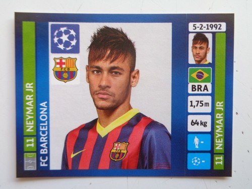 Neymar 555 stickers uefa - jr, #