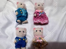 Sylvanian Families Persian Cat Family Good Condition