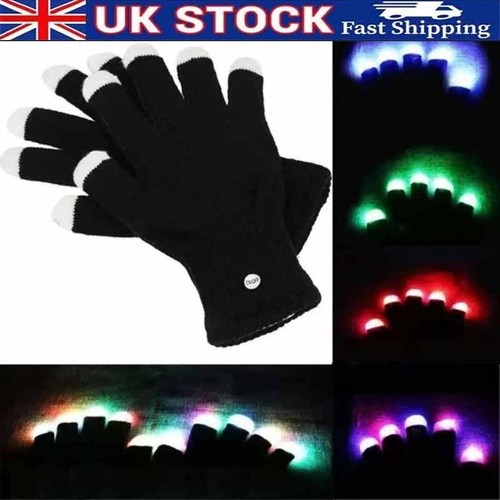 Led gloves light flashing - gloves,