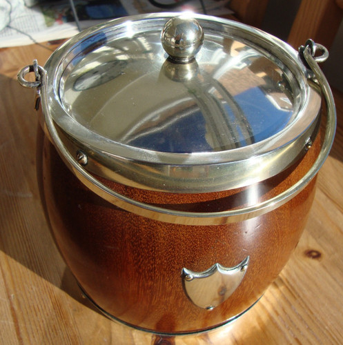 Vintage wood metal - metal, tea