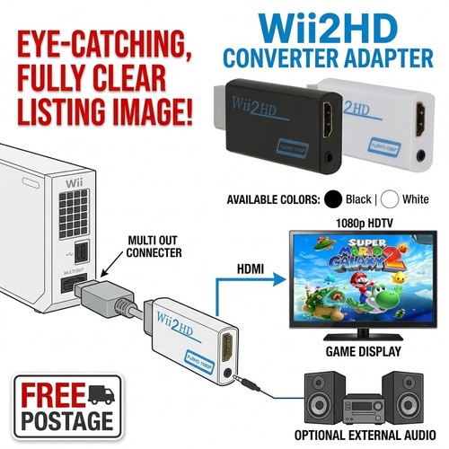 Wii hdmi converter - converter, adapter
