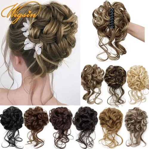 Synthetic messy bun - synthetic,
