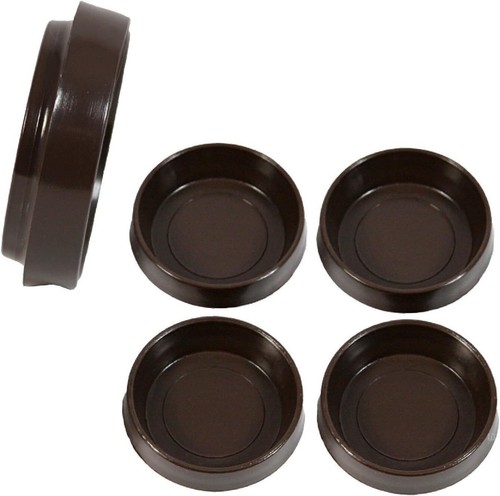 Brown castor cups chair - 12,