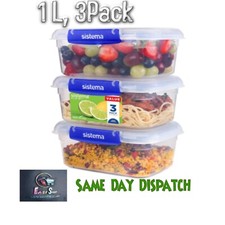3 Food Storage Containers Set