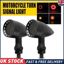 Motorcycle Amber Red Black