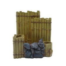 Fluval Edge Aquarium Fish Tank Bamboo Wall Decoration Ornament & Plant Baskets