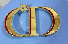 CHRISTIAN DIOR. CD Logo Gold