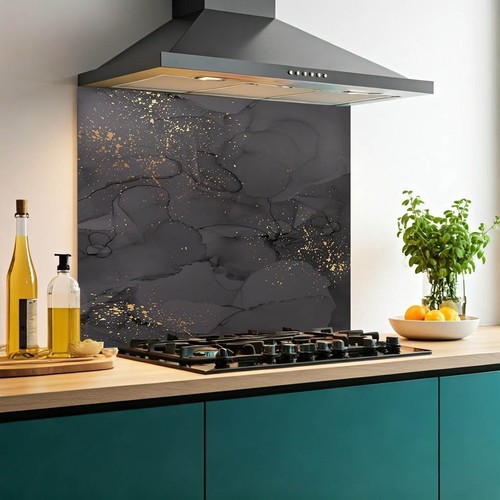 Printed glass kitchen - printed,