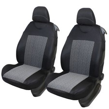 2 Grey Front Car Seat Covers