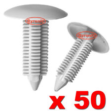 LAND ROVER DEFENDER 90 110 DISCOVERY 1 & 2 CLIPS HEAD LINING ROOF TRIM GREY X 50