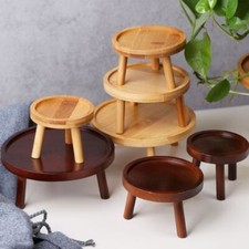 NEW Wooden Plant Holder Flower Pot Display Shelf Rack Garden Home Stand Stool UK
