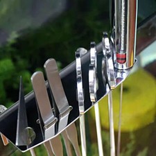 Aquarium Rack Organizer Versatile Sturdy Supplies Stainless Steel Aquarium Tool