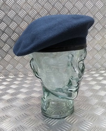 Airforce blue beret 100 - blue, wool