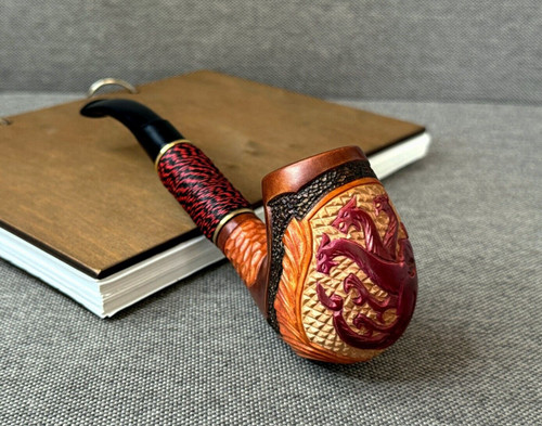 Tobacco smoking pipe wooden - tobacco,