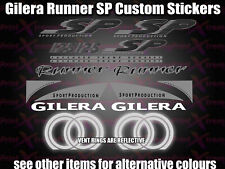 Gilera Runner SP CUSTOM Sticker Decal Set FX FXR 125 172 180 183 SILVER