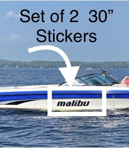 Malibu boat letters - malibu, 30”