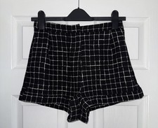BNWT TOPSHOP BLACK CREAM CHECK
