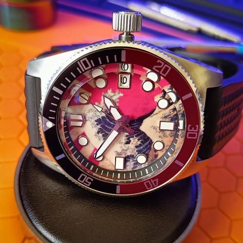 40mm seiko mod automatic watch - automatic,