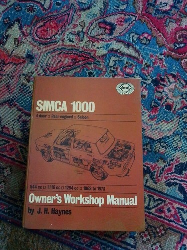 Simca 1000 saloon haynes - 1000,