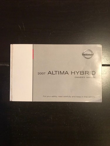 2007 nissan altima hybrid - 2007,