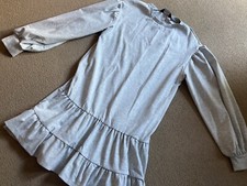 SEXY DP GREY RUFFLE HEM DROP