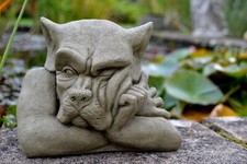 Bert the Big Head Gargoyle Stone Garden Ornament