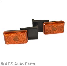 New Pair 12V Side Marker Amber
