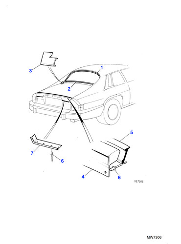 Jaguar genuine trunk finisher - genuine,