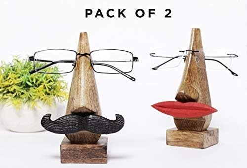 Lip moustache wooden - &,