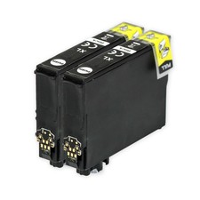2 Black Ink Cartridges for