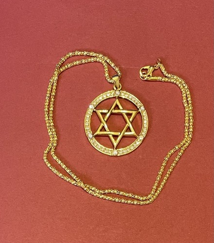Star david necklace - david,
