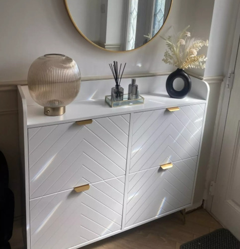 Narrow shoe cabinet slim - cabinet,