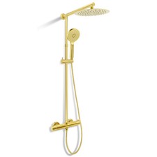 Brushed Gold Round 10" Thin