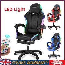 Gaming Chair With 12 RGB LED