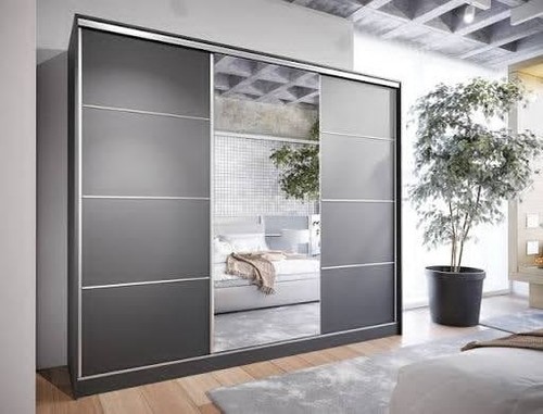 Oslo sliding door mirrored - door,
