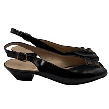 Vtg Bruno Magli Slingback Peep