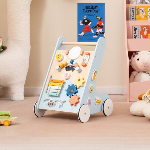 Wooden baby walker with - walker,
