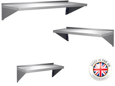 Real Heavy Duty Stainless Steel Shelves, Commercial Kitchen Wall Shelf
