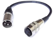 DIN KLEIN TUCHEL to XLR CABLE Sennheiser MKH 405T 406T 416T MD421 Beyer M160 M88